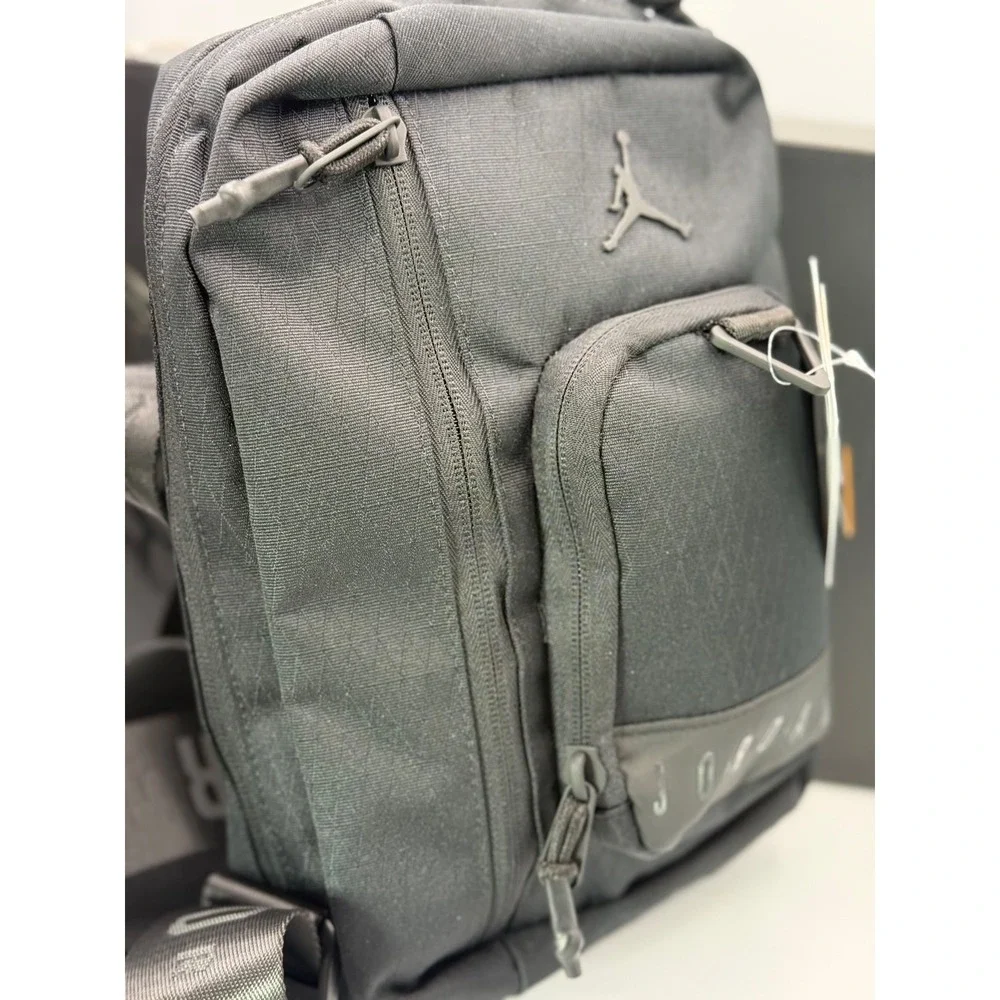 Jordan Monogram Crossbody Bag Black Cordura Sling MA0957-023 OS